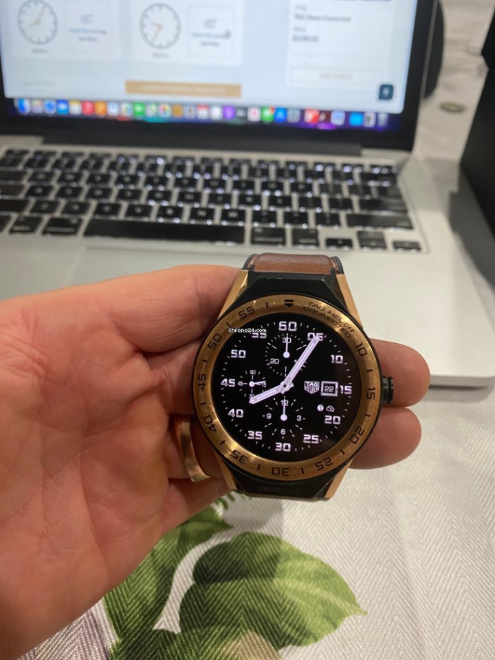 TAG Heuer Connected Mens watch Unisex Quartz Rose gold SBF8A5000.32FT6110 Replica 5
