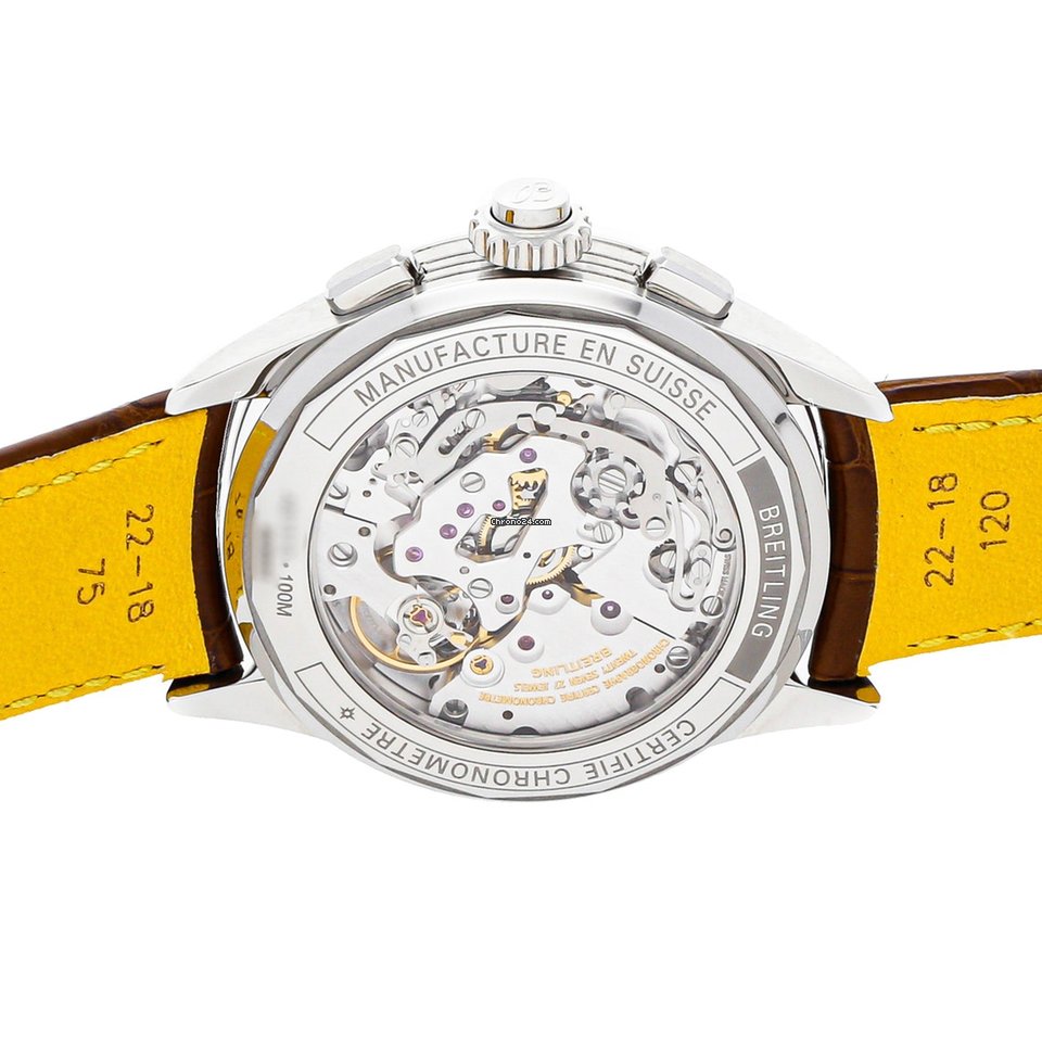 IMG_9081 Breitling Duograph Mens watch Unisex Manual winding Steel AB1510171C1P1 Replica 5