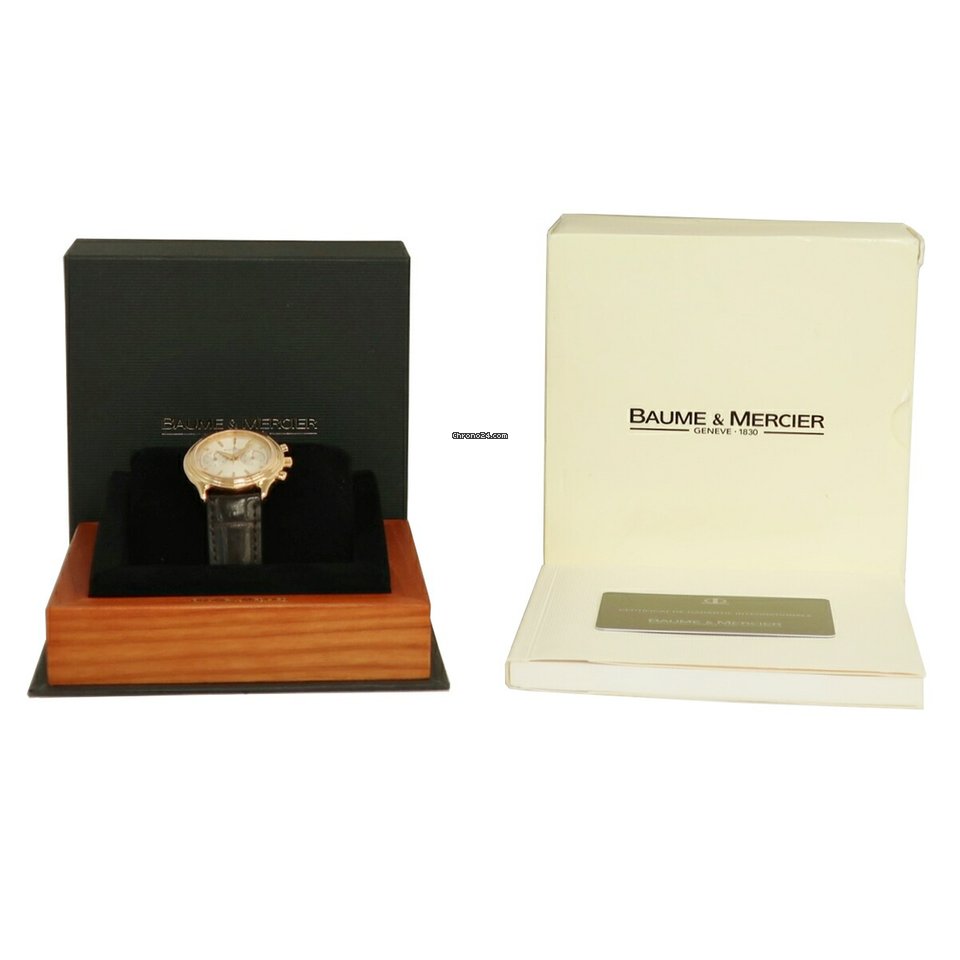 IMG_9081 Baume & Mercier Mens watch Unisex Manual winding Red gold M0A06631 Replica 5