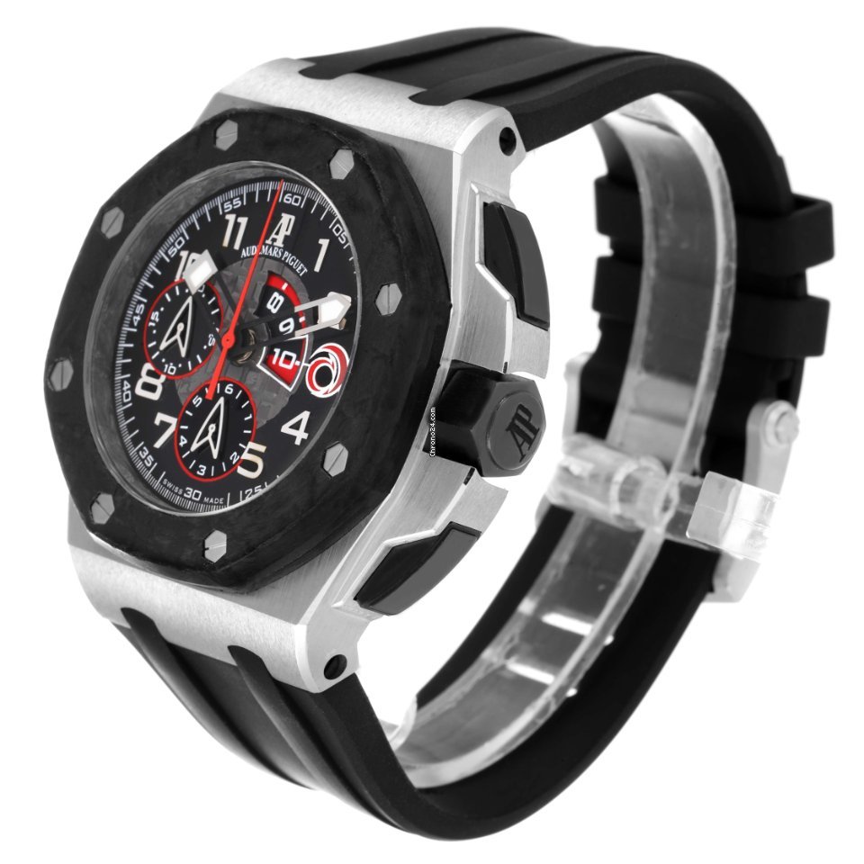 IMG_9081 Audemars Piguet Royal Oak Offshore Chronograph Mens watch Unisex Automatic Platinum 26062PT.OO.A002CA.01 Replica 5