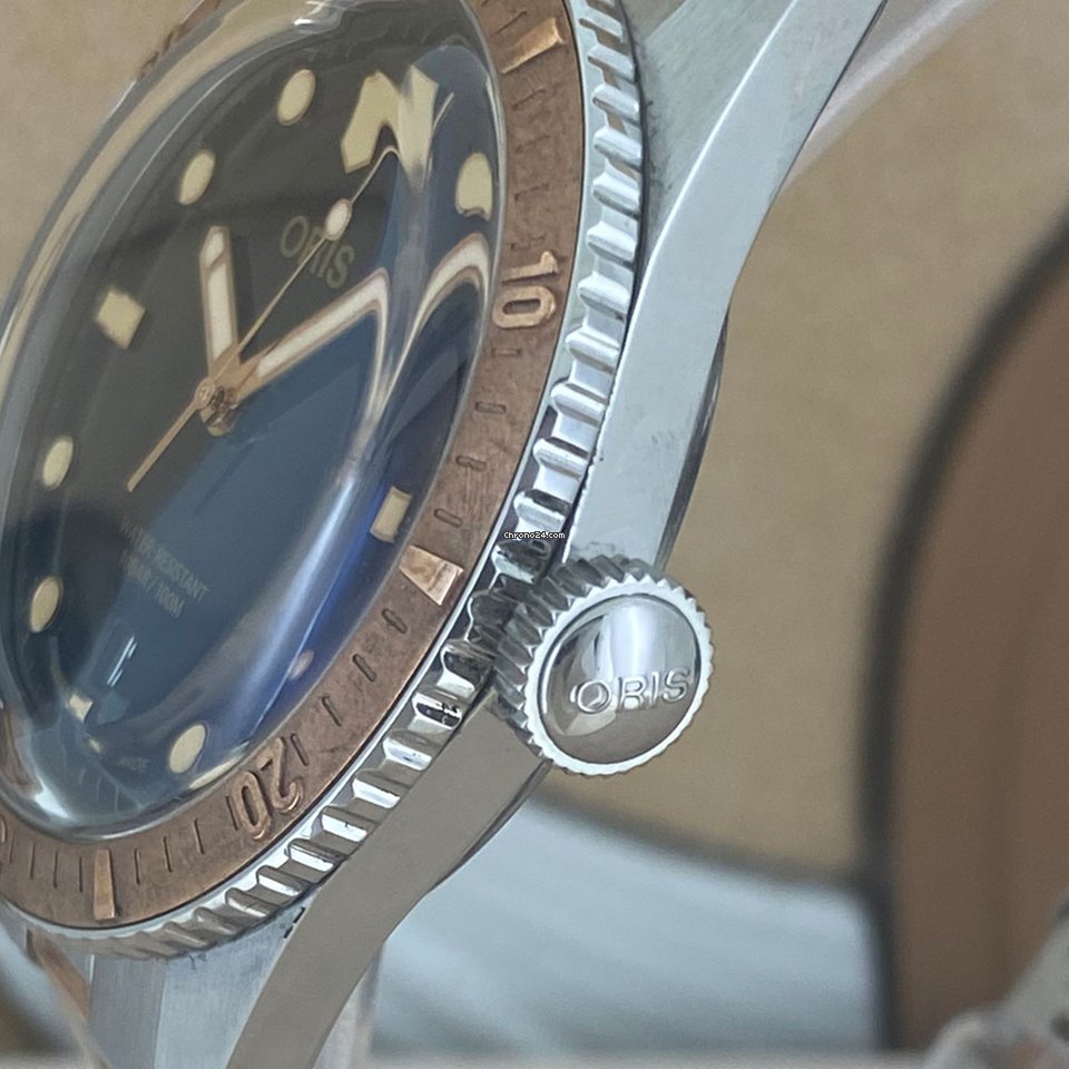 IMG_9081 Oris Divers Sixty Five Automatic Gold Steel 01 733 7707 4355 Replica 5