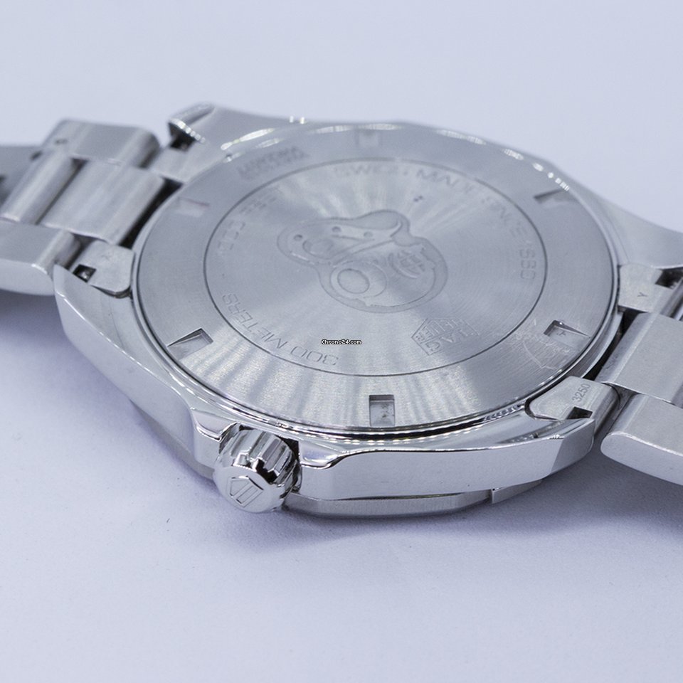 IMG_9081 TAG Heuer Aquaracer Mens watch Unisex Quartz Steel WAY101B.BA0746 Replica 5
