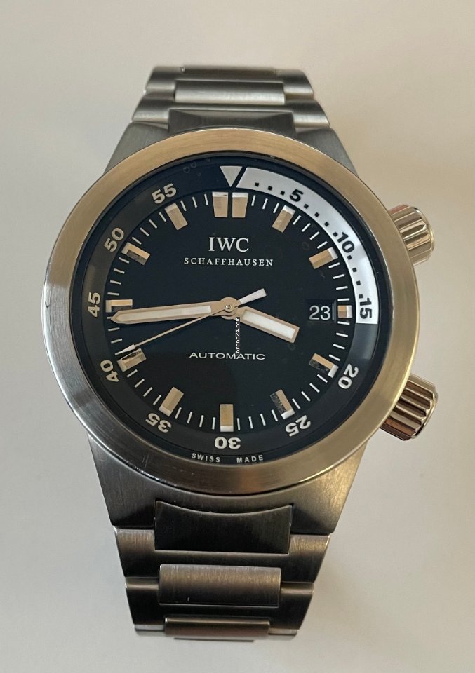 IMG_9081 IWC Aquatimer Automatic 2000 Mens watch Unisex Automatic Steel IW3538 Replica 5