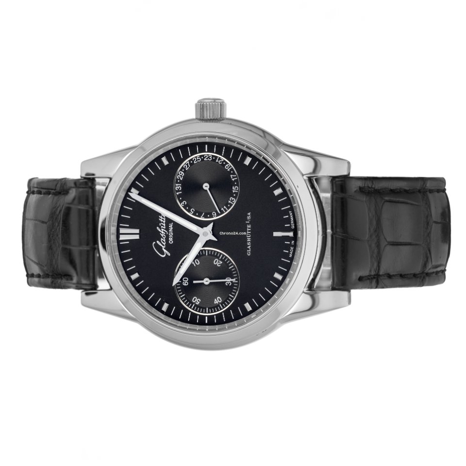 Glashutte Original Senator Hand Date Mens watch Unisex Automatic Steel 39-58-01-02-04 Replica 5