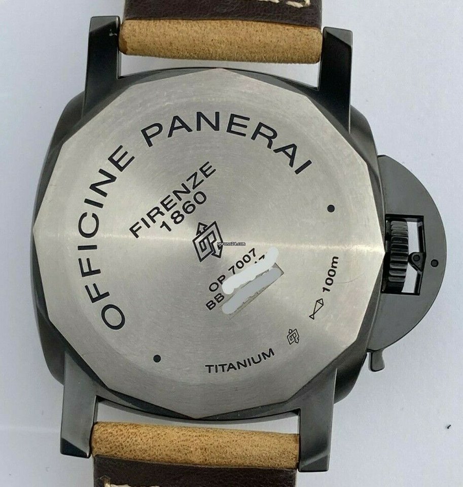 IMG_9081 Panerai Special Editions Mens watch Unisex Manual winding Titanium PAM 00629 Replica 5