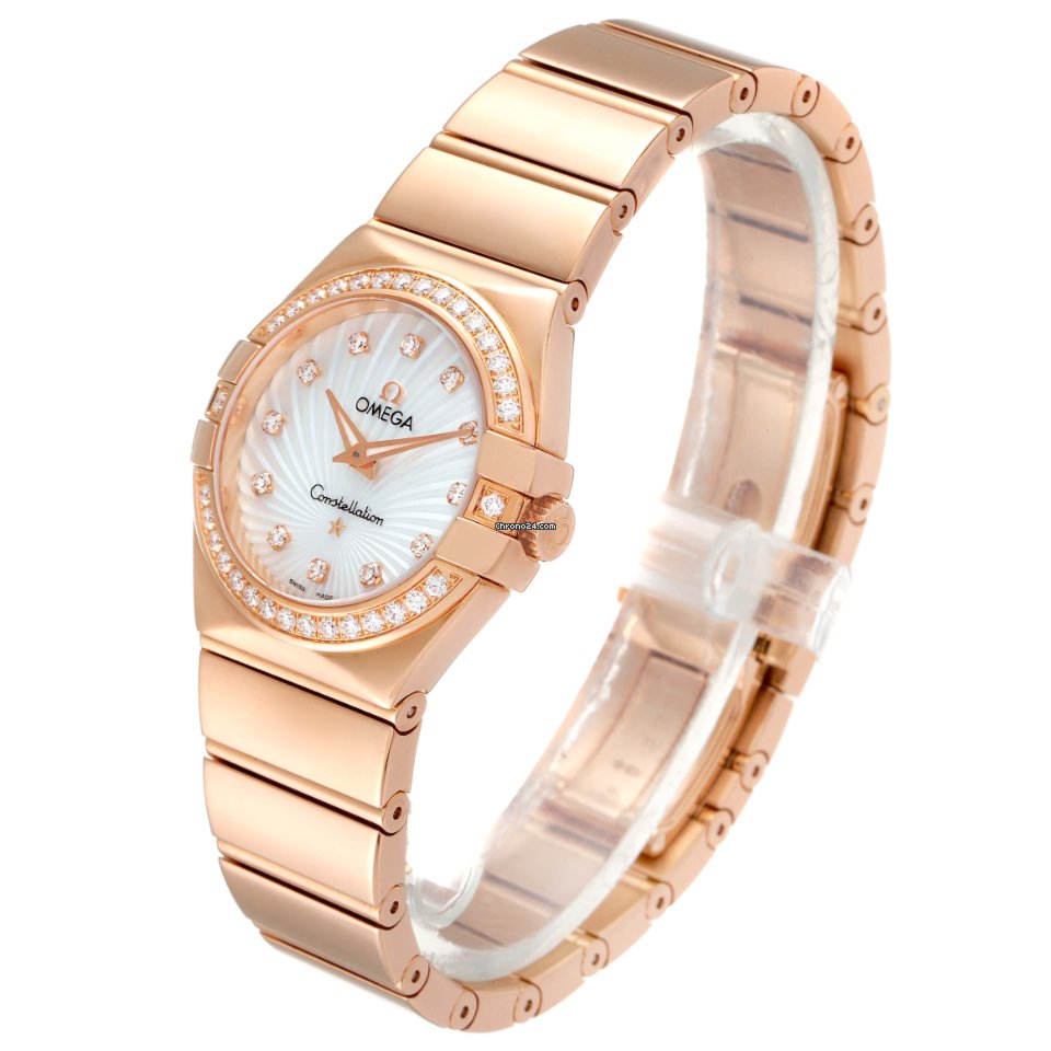 IMG_9081 Omega Constellation Quartz Womens watch Quartz Rose gold 123.55.24.60.55.005 Replica 5