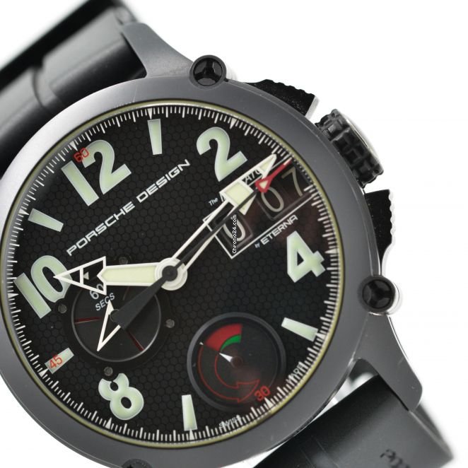 Porsche Design Indicator Mens watch Unisex Automatic Titanium P6910 Replica 5