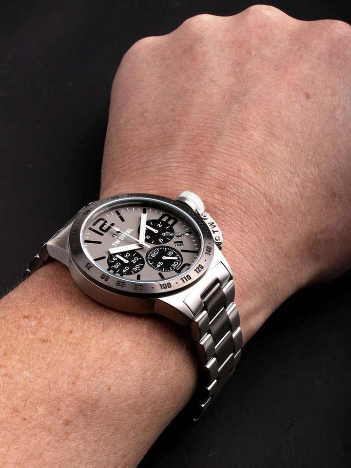 IMG_9081 TW Steel Mens watch Unisex Quartz Steel CB203 Replica 5