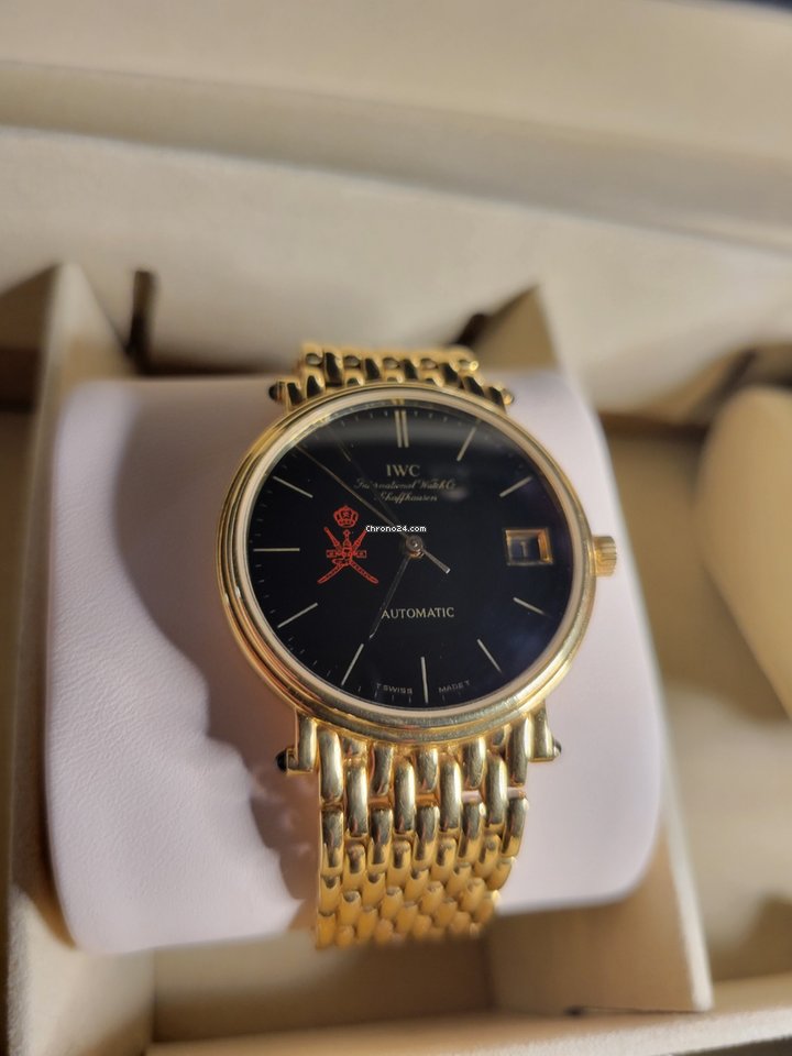 IWC Portofino Mens watch Unisex Automatic Yellow gold 3512 3550 Replica 5
