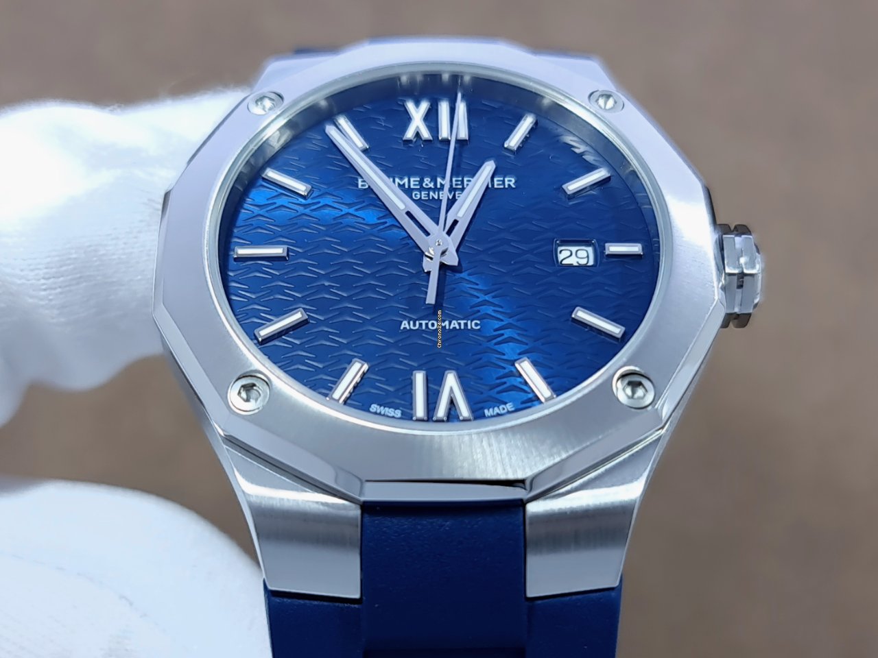 Baume & Mercier Riviera Mens watch Unisex Automatic Steel M0A10619 Replica 5