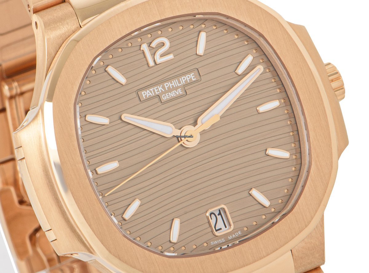 IMG_9081 Patek Philippe Nautilus Womens watch Automatic Rose gold 7118 1R-010 Replica 5