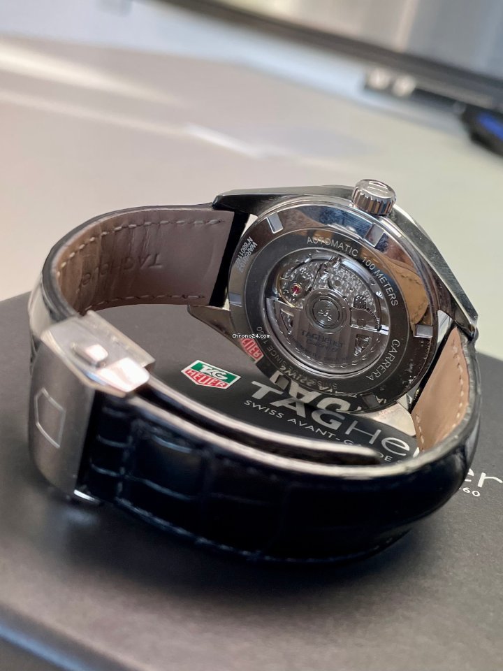 IMG_9081 TAG Heuer Carrera Calibre 8 Mens watch Unisex Automatic Steel WAR5010.FC6266 Replica 5