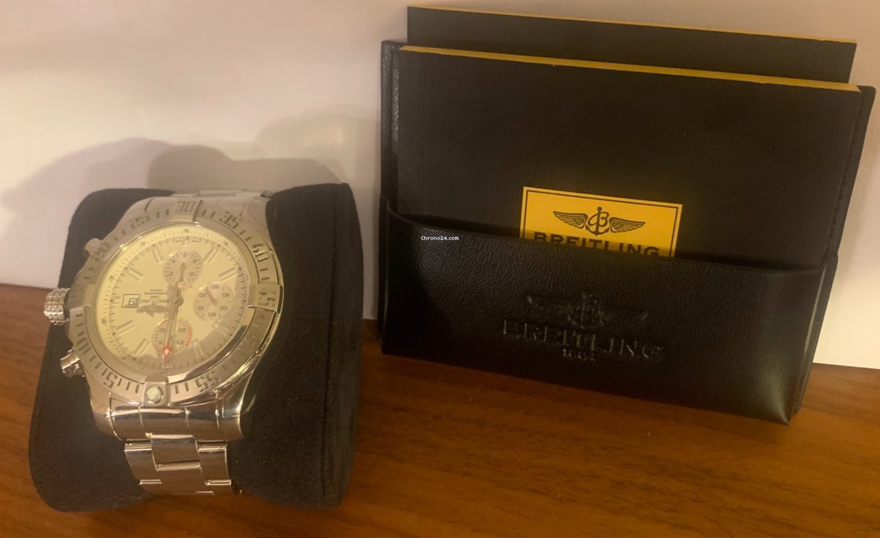 IMG_9081 Breitling Super Avenger II Mens watch Unisex Automatic Steel A1337111 Replica 5