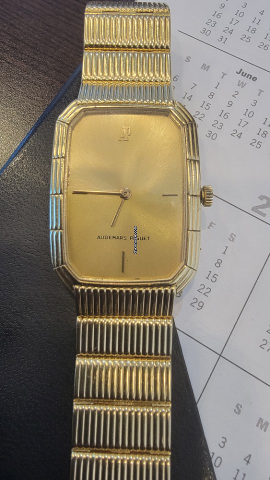 IMG_9081 Audemars Piguet Mens watch Unisex Manual winding Yellow gold 4013BA Replica 5