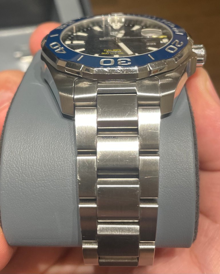 IMG_9081 TAG Heuer Aquaracer 300M Mens watch Unisex Automatic Steel WAY201B.FT6150 Replica 5