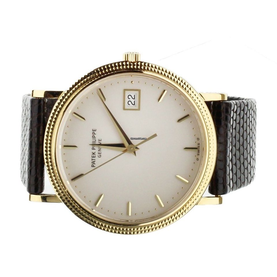 IMG_9081 Patek Philippe Calatrava Mens watch Unisex Quartz Yellow gold 3499J Replica 5