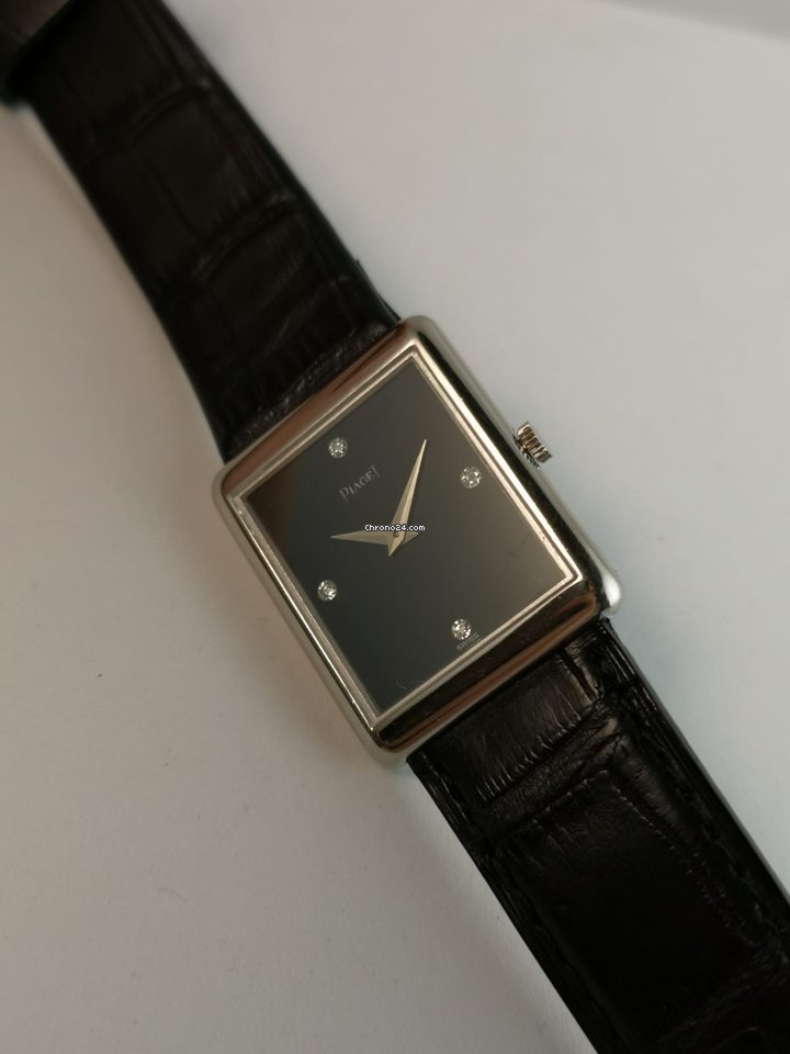 IMG_9081 Piaget Mens watch Unisex Manual winding White gold 9150 Replica 5