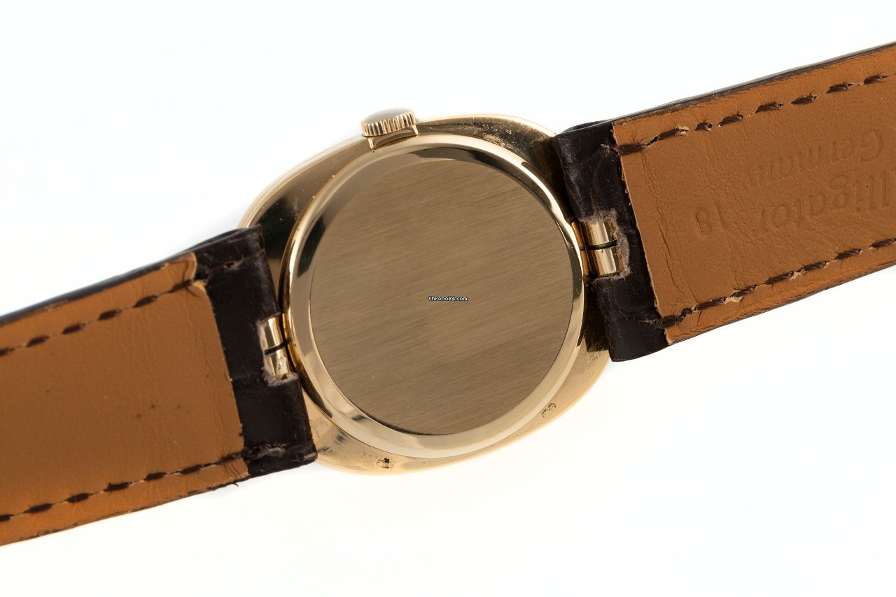IMG_9081 Patek Philippe Golden Ellipse Mens watch Unisex Manual winding Yellow gold 3748 Replica 5