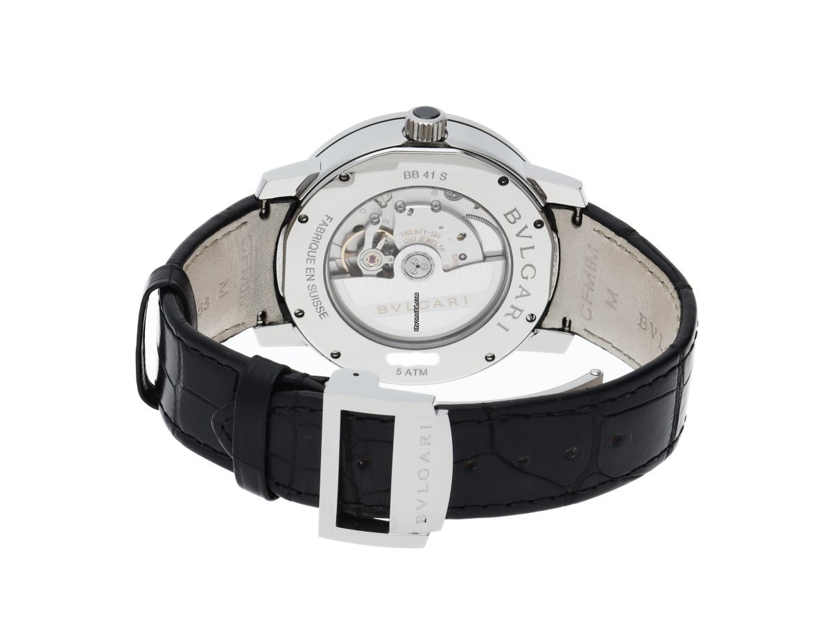 Bulgari Bulgari Mens watch Unisex Automatic Steel BB41WSLD Replica 5