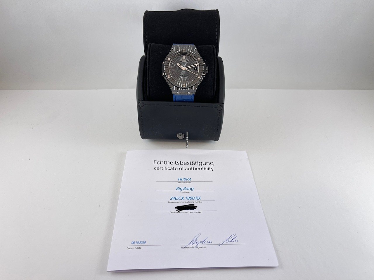 Hublot Big Bang Caviar Mens watch Unisex Automatic Ceramic 346.CX.1800.RX Replica 5