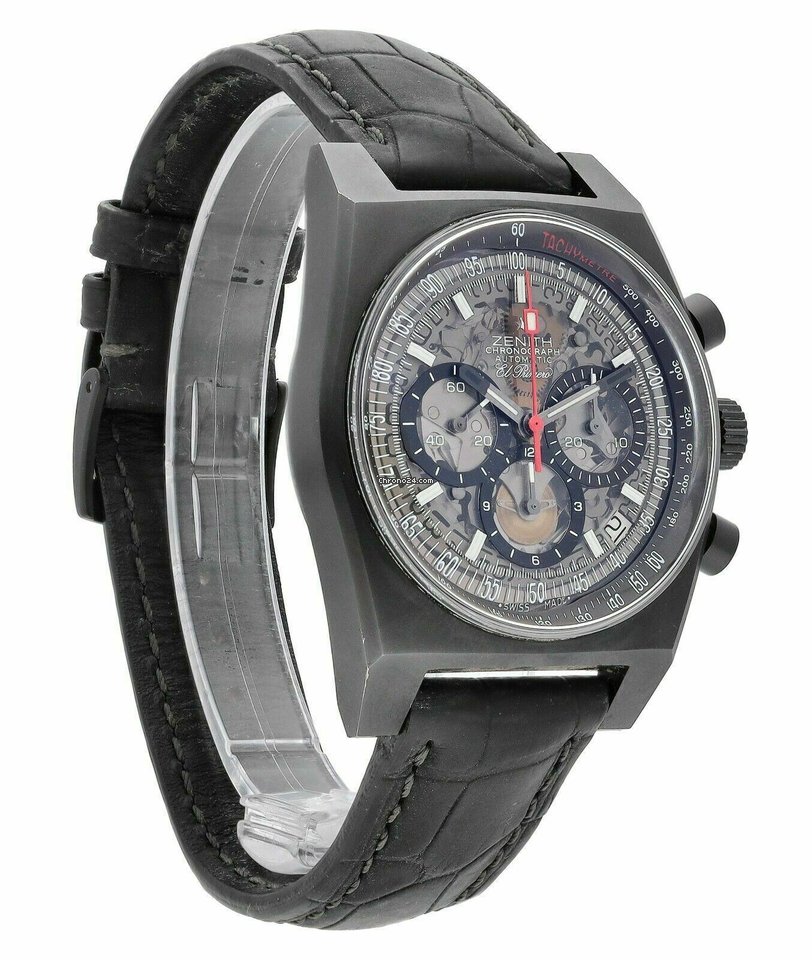 IMG_9081 Zenith El Primero New Vintage 1969 Automatic Titanium 96.1969.469 Replica 5