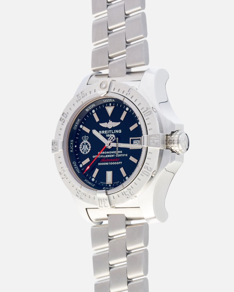 IMG_9081 Breitling Avenger Seawolf Mens watch Unisex Automatic A17330 Replica 5