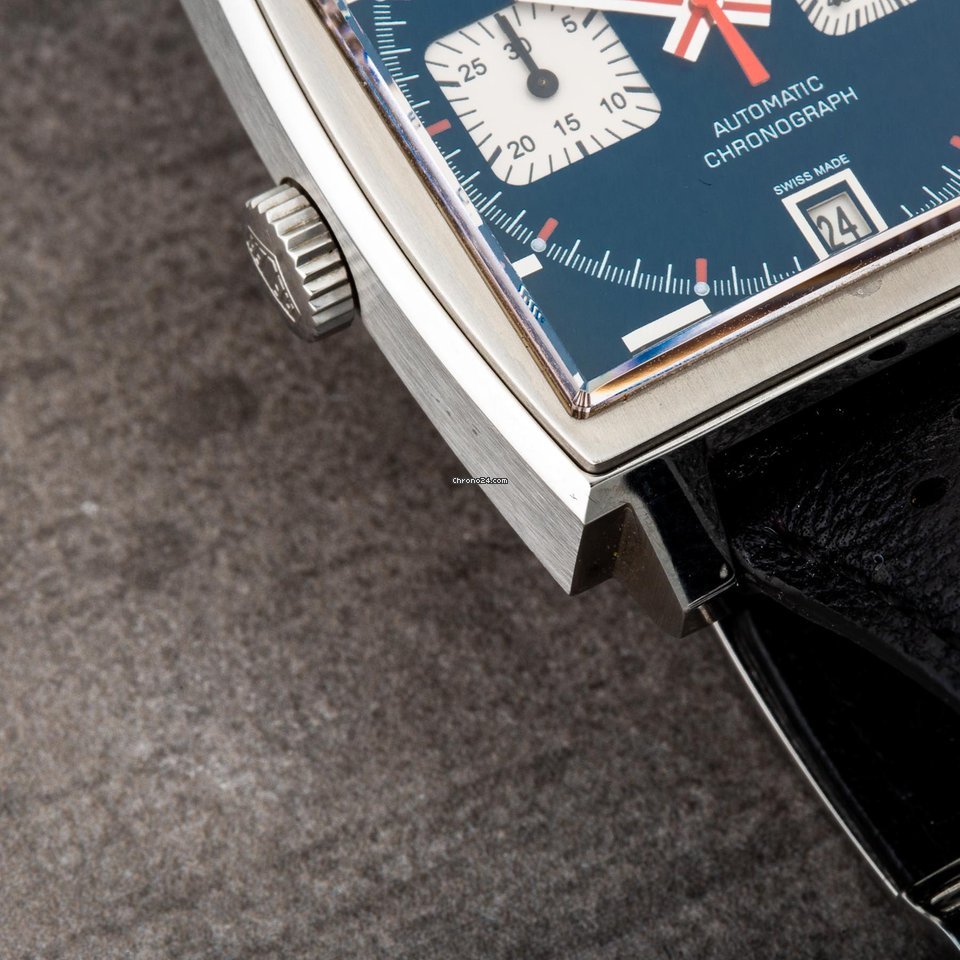 IMG_9081 TAG Heuer Monaco Calibre 11 Mens watch Unisex Automatic Steel CAW211A.EB0026 Replica 5