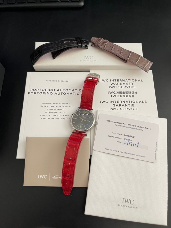 IWC Portofino Automatic Womens watch Automatic Steel IW458102 Replica 5