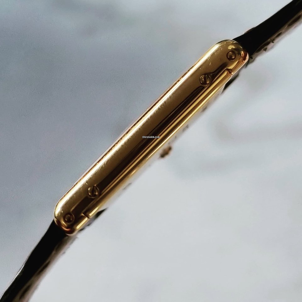 Cartier Tank Louis Cartier Mens watch Unisex Manual winding Yellow gold 1600B Replica 5
