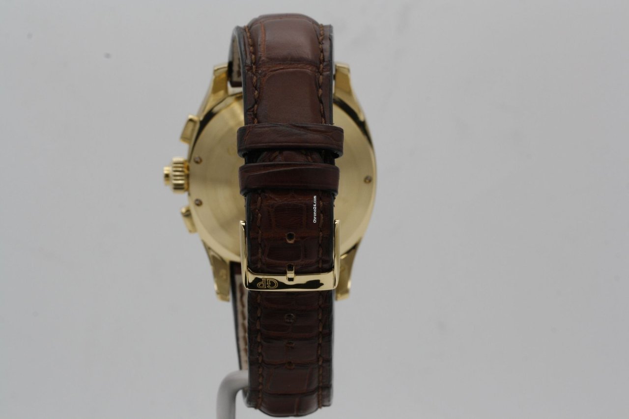 IMG_9081 Girard Perregaux Mens watch Unisex Automatic Yellow gold 9012 Replica 5