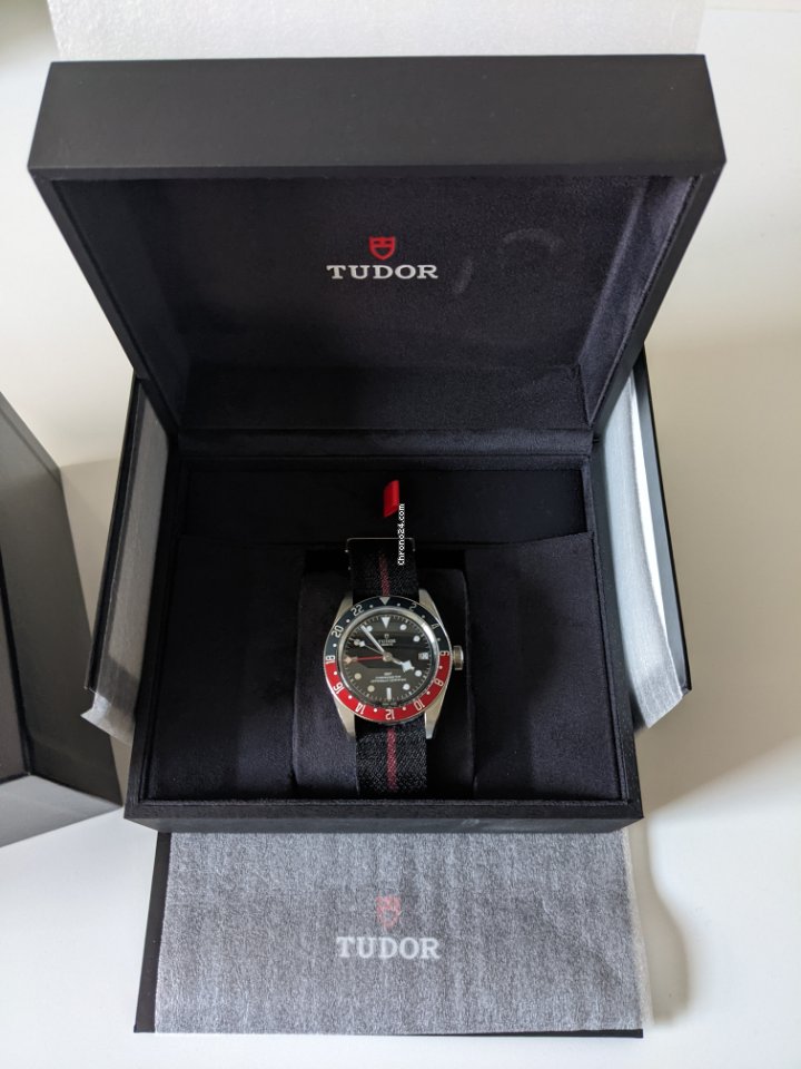 IMG_9081 Tudor Black Bay GMT Mens watch Unisex Automatic Steel M79830RB-0003 Replica 5