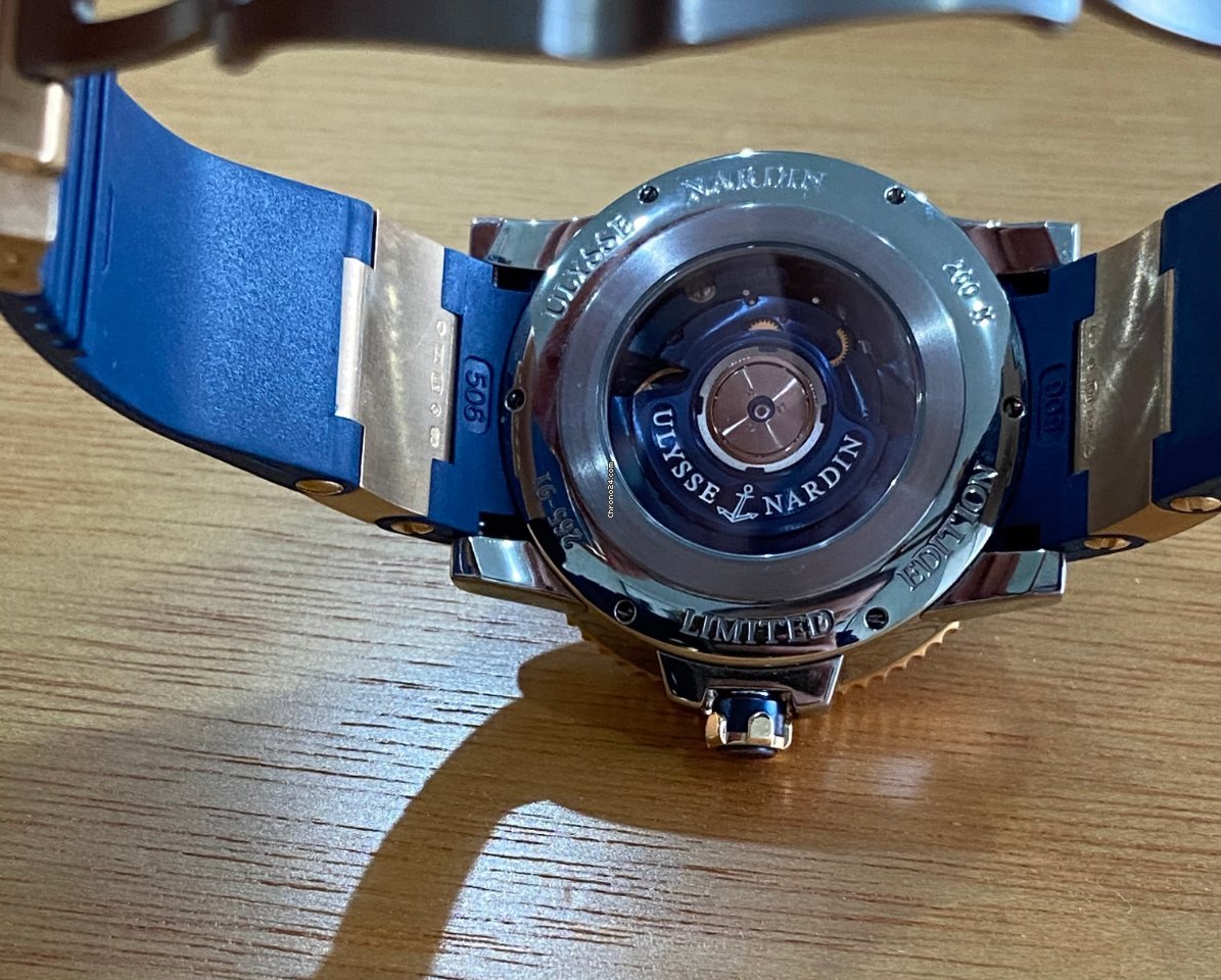 IMG_9081 Ulysse Nardin Hammerhead Shark Mens watch Unisex Automatic Titanium 265-91 Replica 5