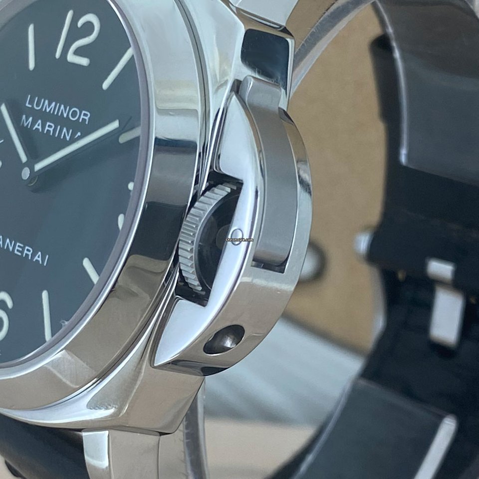 IMG_9081 Panerai Luminor Marina Manual winding Steel PAM00001 Replica 5