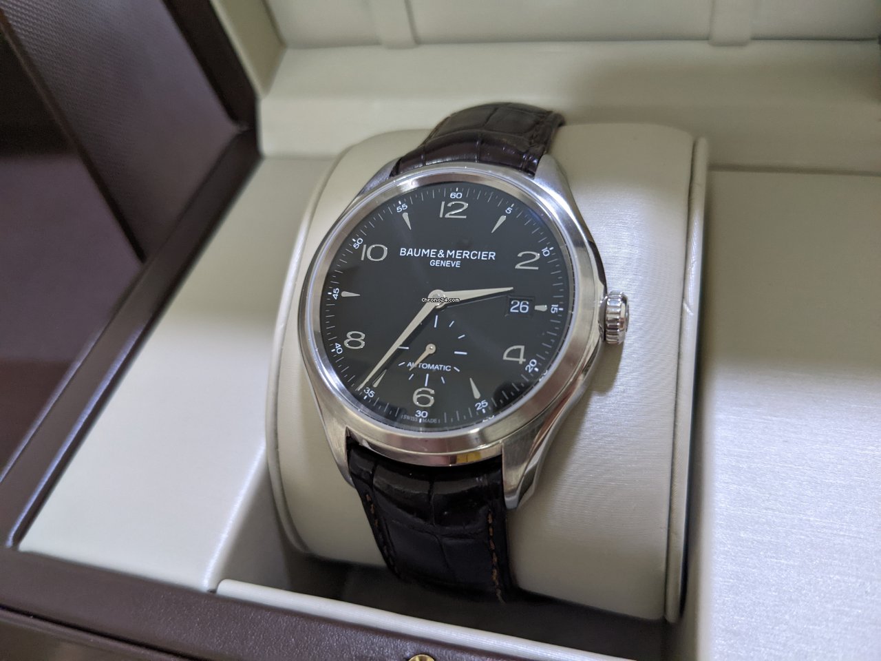 IMG_9081 Baume & Mercier Clifton Mens watch Unisex Automatic Steel MOA10100 Replica 5