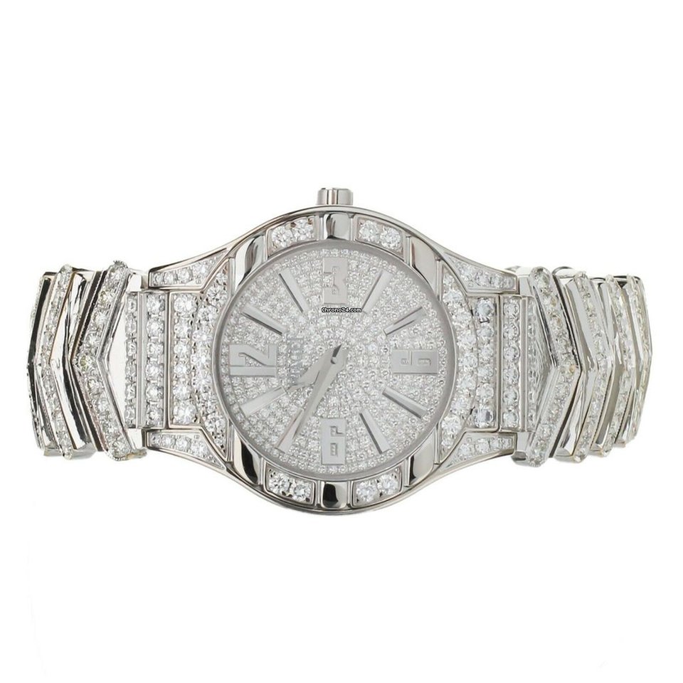 IMG_9081 Piaget Polo Womens watch Quartz White gold P10166 Replica 5