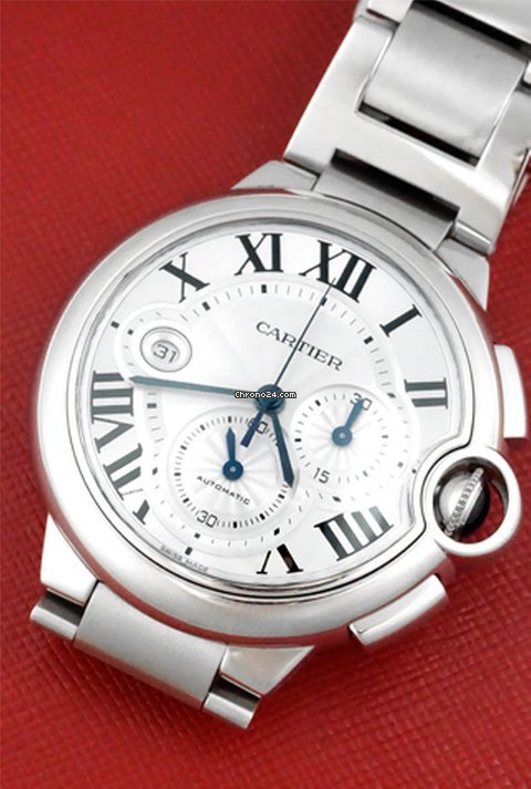 IMG_9081 Cartier Ballon Bleu 44mm Mens watch Unisex Automatic W6920002 Replica 5