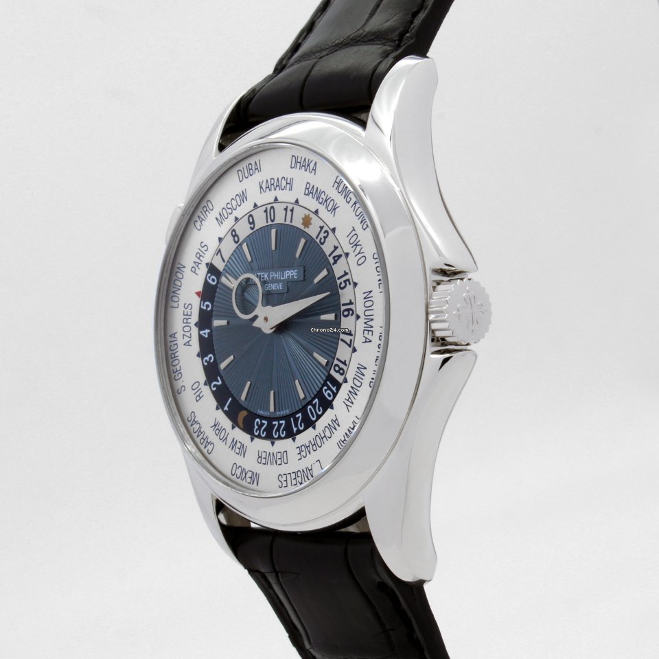 IMG_9081 Patek Philippe World Time Mens watch Unisex Automatic Platinum 5130P-001 Replica 5