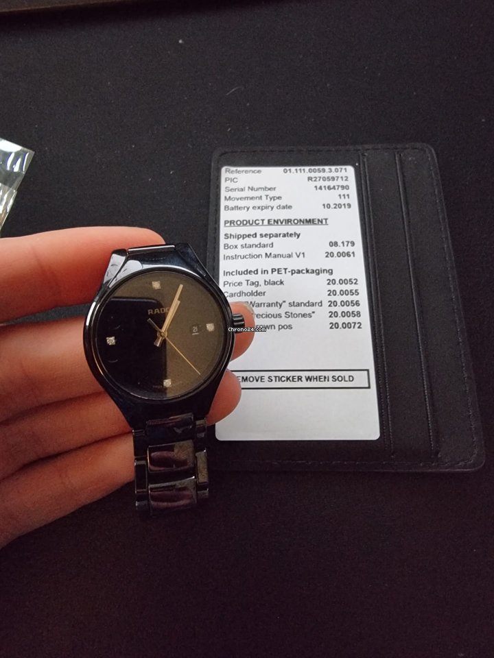 IMG_9081 Rado True Womens watch Quartz Ceramic R27059712 Replica 5