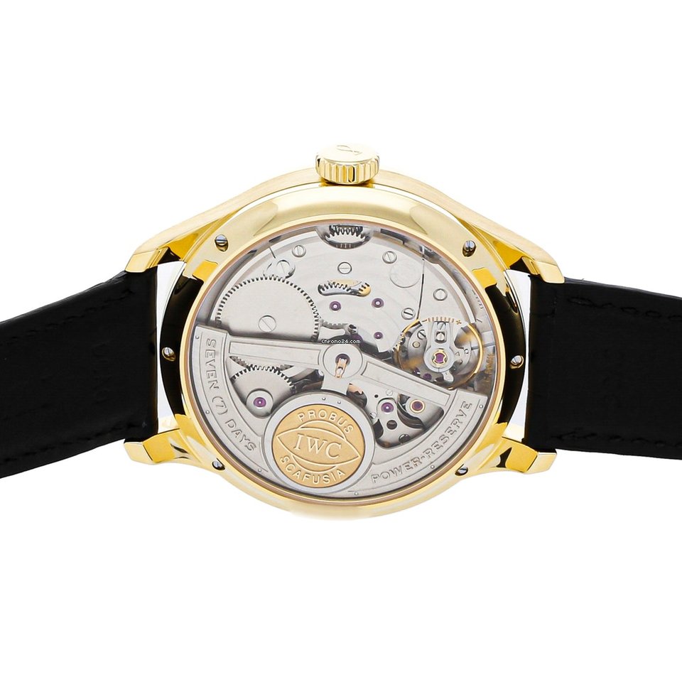 IMG_9081 IWC Portuguese Perpetual Calendar Mens watch Unisex Automatic Yellow gold IW5021-07 Replica 5