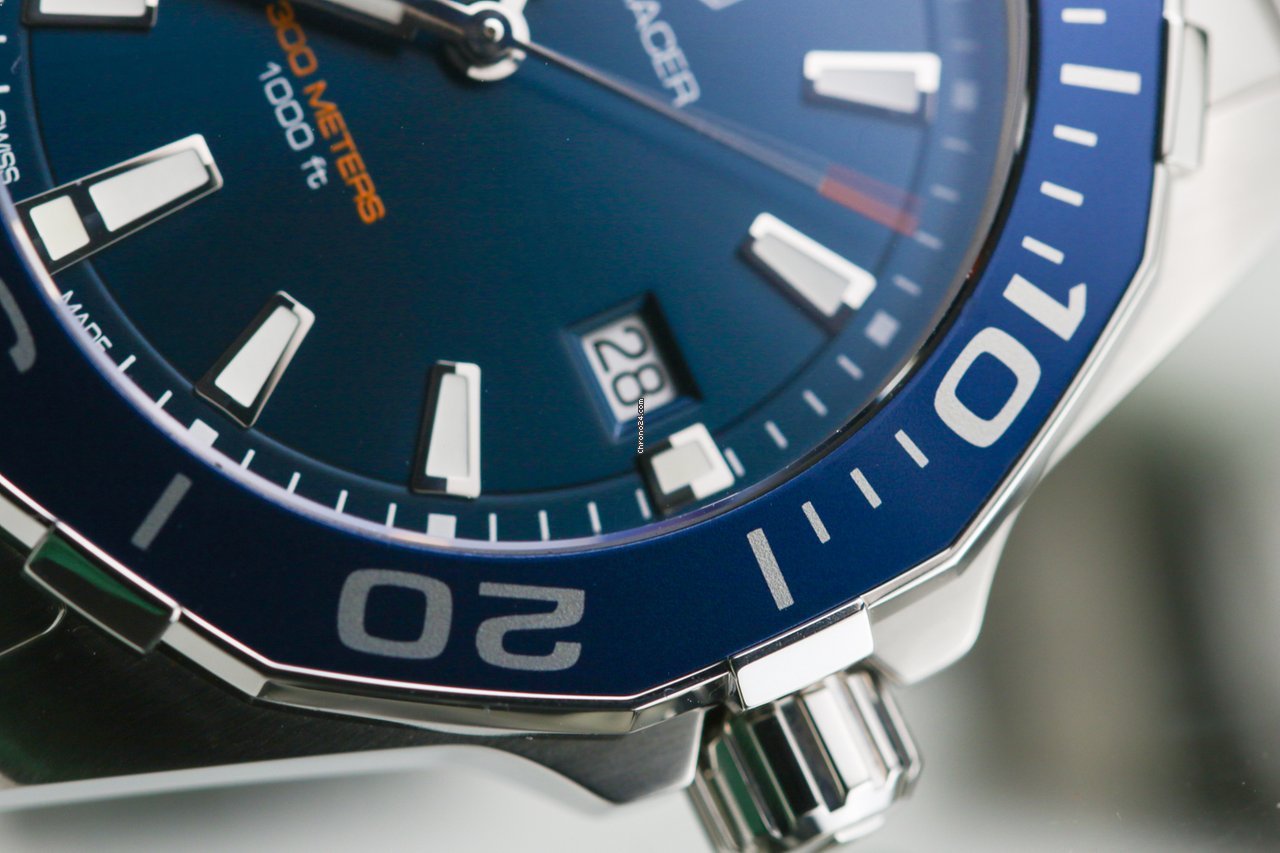 IMG_9081 TAG Heuer Aquaracer 300M Mens watch Unisex Quartz Steel WAY111C.BA0928 Replica 5