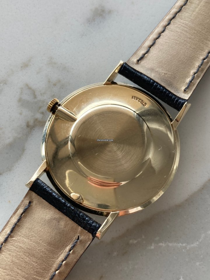 Omega Mens watch Unisex Manual winding Yellow gold 14 k gold 34mm dress watches Replica 5