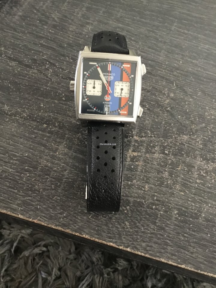IMG_9081 TAG Heuer Monaco Mens watch Unisex Automatic Steel Rta3562 Replica 5