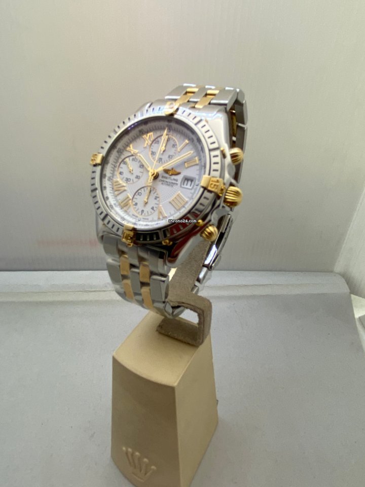 Breitling Crosswind Racing Mens watch Unisex Automatic Gold Steel B13055 Replica 5