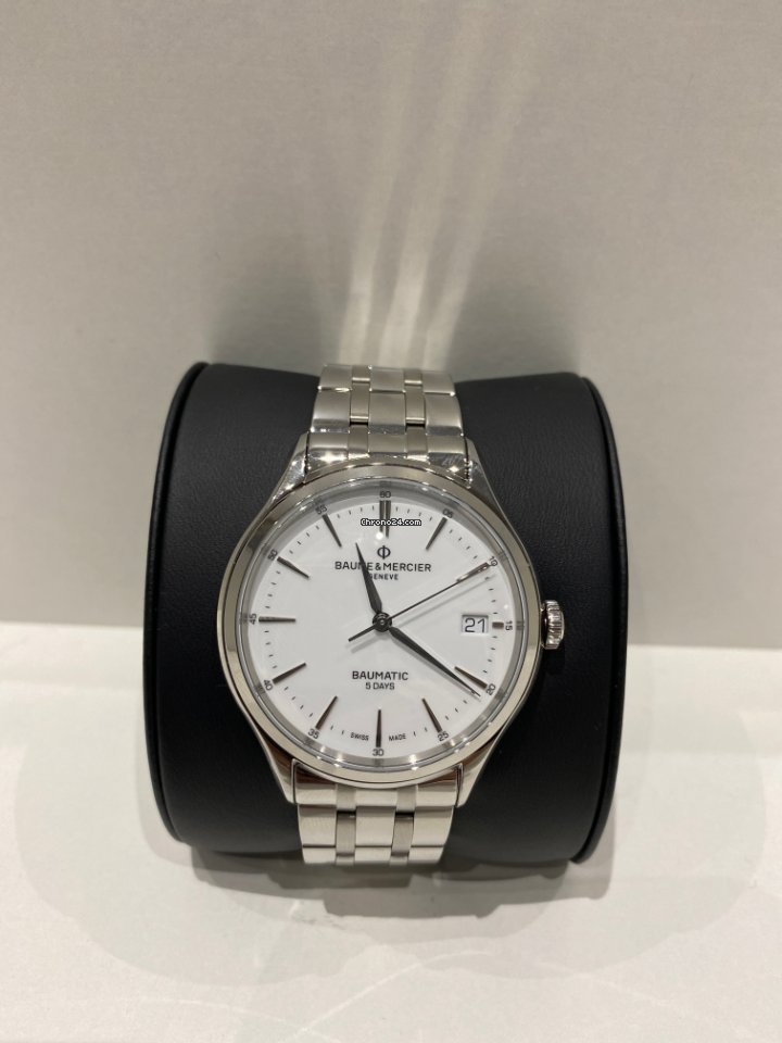 IMG_9081 Baume & Mercier Clifton Mens watch Unisex Automatic Steel M0A10400 Replica 5