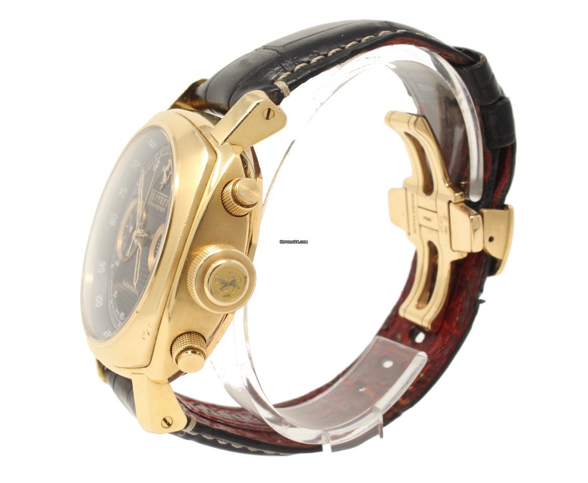 IMG_9081 Panerai Ferrari Mens watch Unisex Automatic Yellow gold FER 006 Replica 5