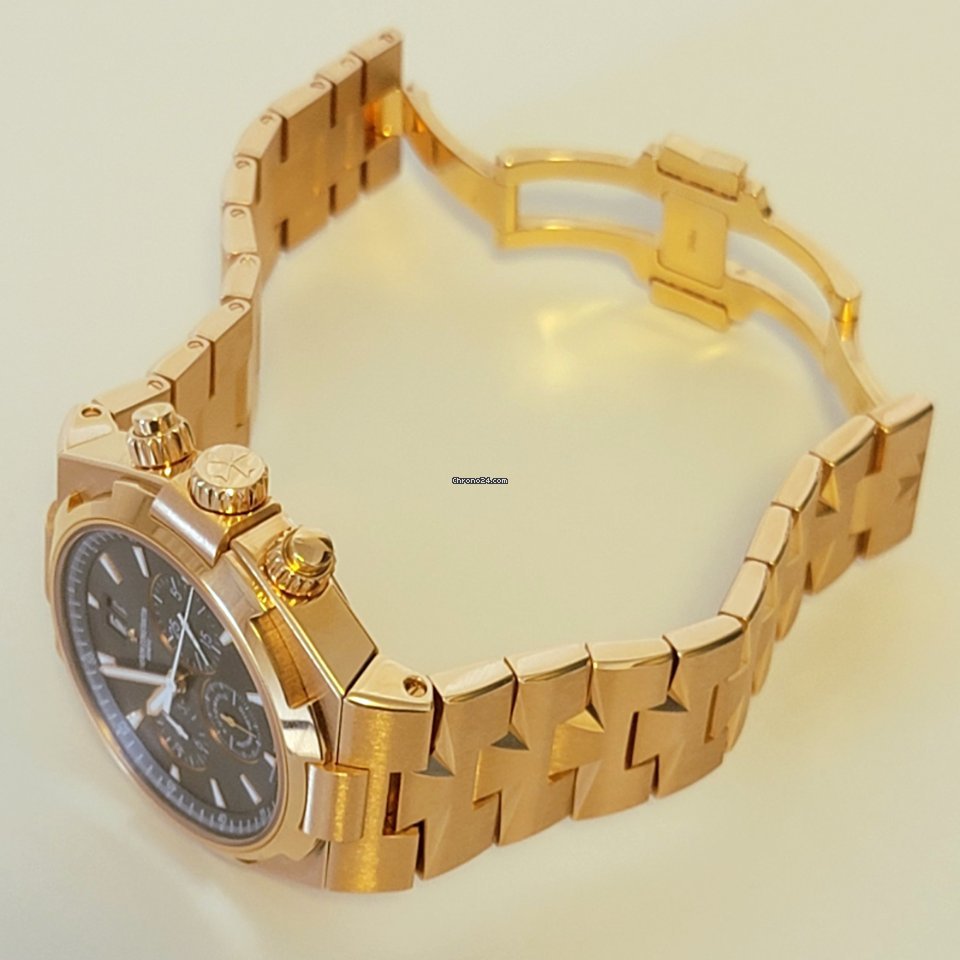 Vacheron Constantin Overseas Chronograph Mens watch Unisex Automatic Rose gold 49150 B01R-9338 Replica 5