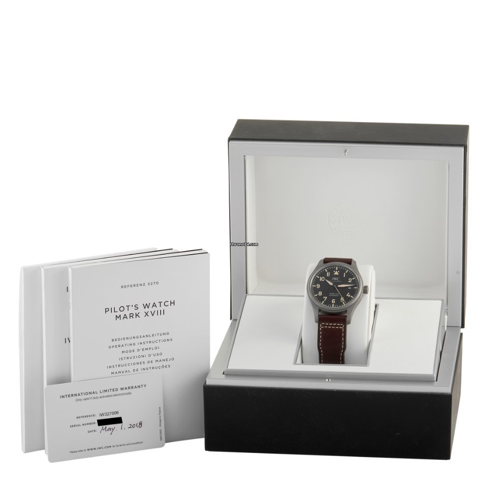 IMG_9081 IWC Pilot Mark Mens watch Unisex Automatic Titanium 327006 Replica 5