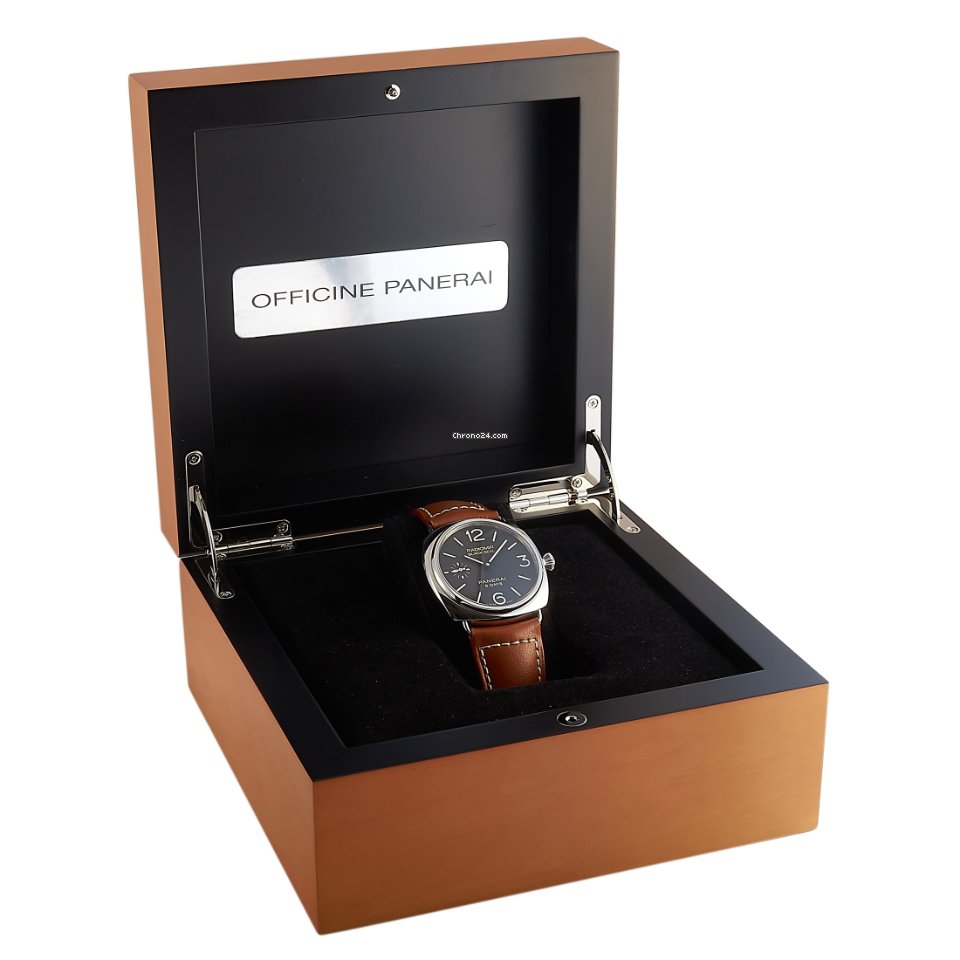 IMG_9081 Panerai Radiomir 8 Days Mens watch Unisex Manual winding Steel PAM609 Replica 5