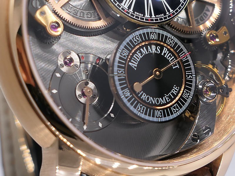 IMG_9081 Audemars Piguet Jules Audemars Mens watch Unisex Manual winding Rose gold 26153OR00.D088CR.01 Replica 5