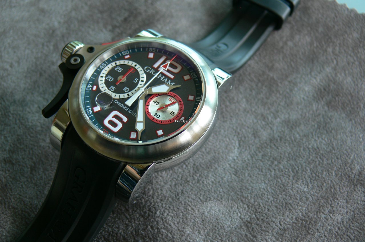 IMG_9081 Graham Chronofighter R.A.C. Mens watch Unisex Automatic Steel 2TRAS. Replica 5